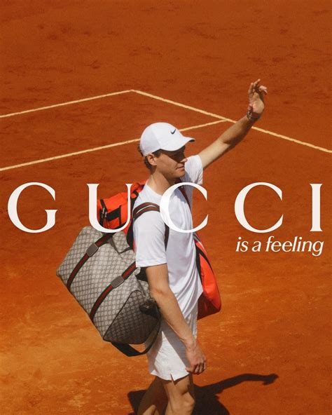 sinner guadagni sponsor gucci|Jannik Sinner Stars in Gucci is a Feeling Ad .